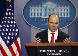 National security adviser will not testify to manipulating the public on Iran deal